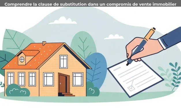 Comprendre la clause de substitution dans un compromis de vente immobilier