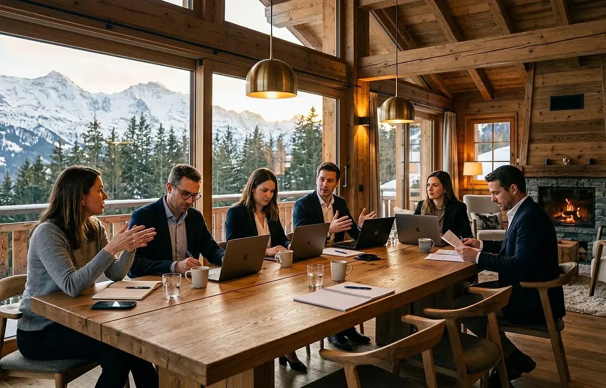 Séminaire d’entreprise en chalet de luxe&nbsp;: mode d’emploi pour dirigeants